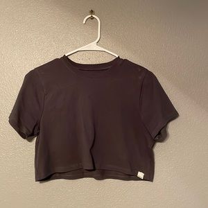 Dark Grey Crop Top